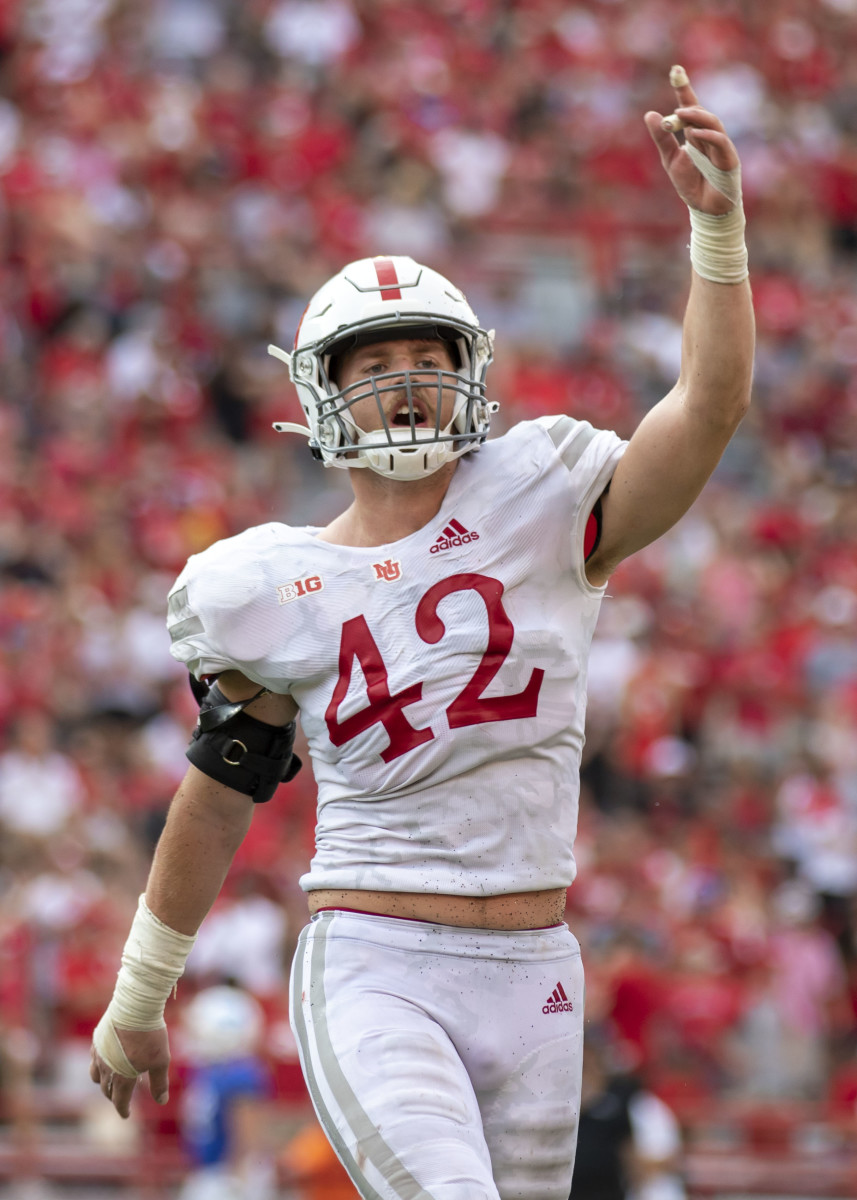 Nick Henrich 2021 Buffalo at Nebraska football